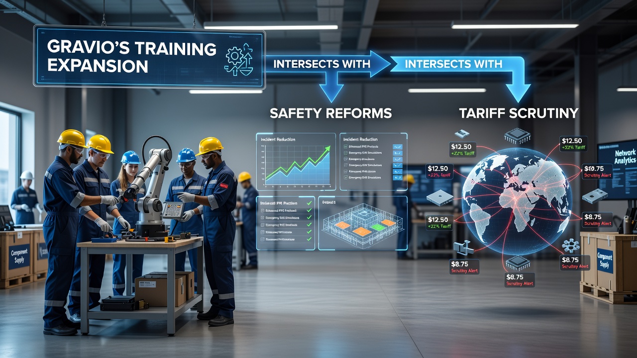 Gravio Scales Up Workforce Training as Safety Protocols Evolve and Tariffs Face Closer Examination in Supply Chains